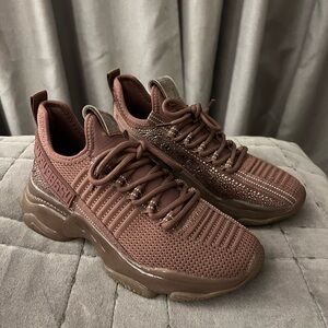 Steve Madden Purple Sparkly Sneakers